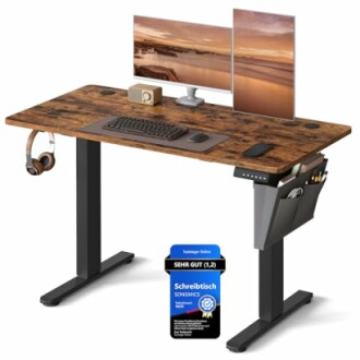 SONGMICS Höhenverstellbarer Schreibtisch