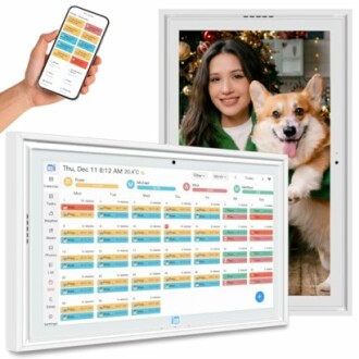 Digitaler Kalender und Fotorahmen mit Smartphone-Steuerung