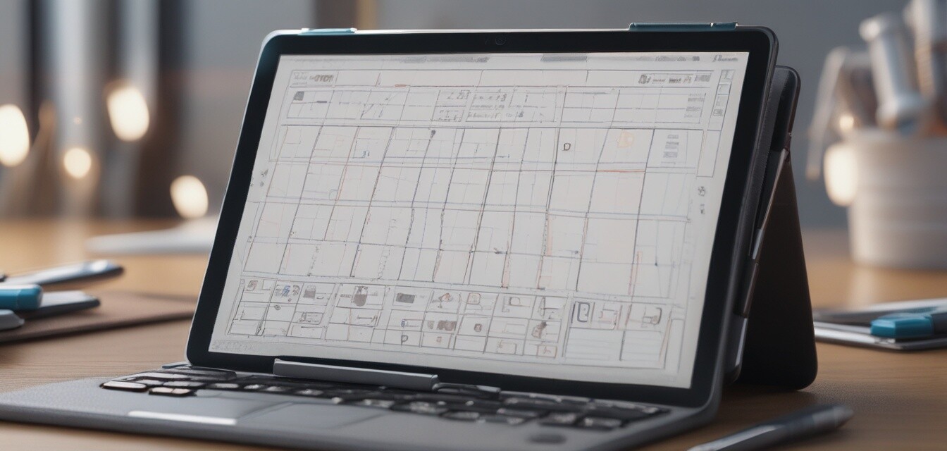 Digital planner with interactive features