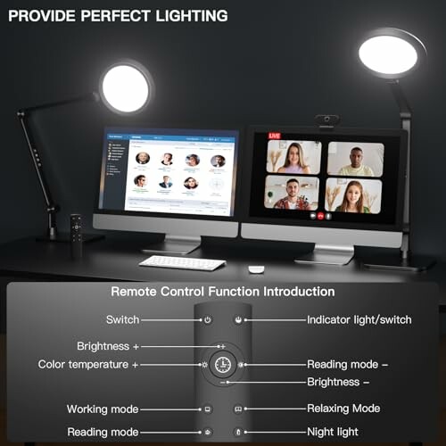 VERSKI LED Schreibtischlampe