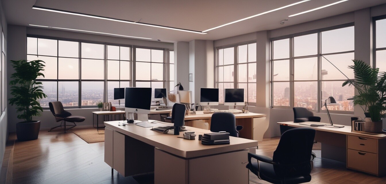 Integration smarter Beleuchtung im Büro