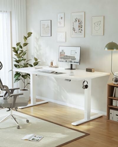 JUMMICO Höhenverstellbarer Schreibtisch