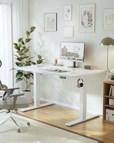 JUMMICO Höhenverstellbarer Schreibtisch