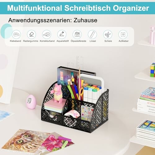 Multifunktionaler Schreibtisch-Organizer für Zuhause