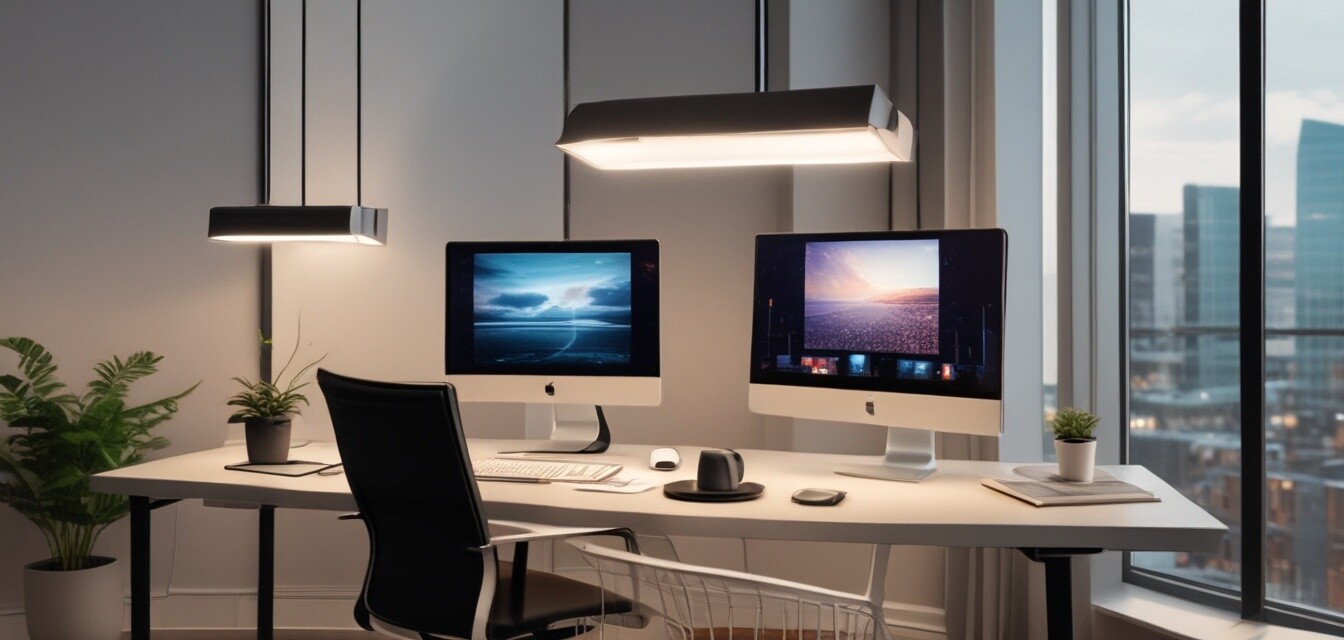 Smarte Bürobeleuchtung